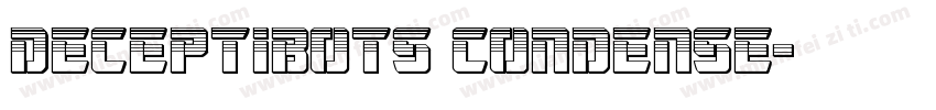 Deceptibots Condense字体转换